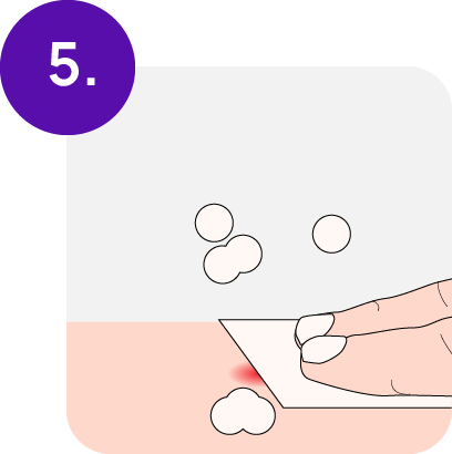 5. Cleanse the skin