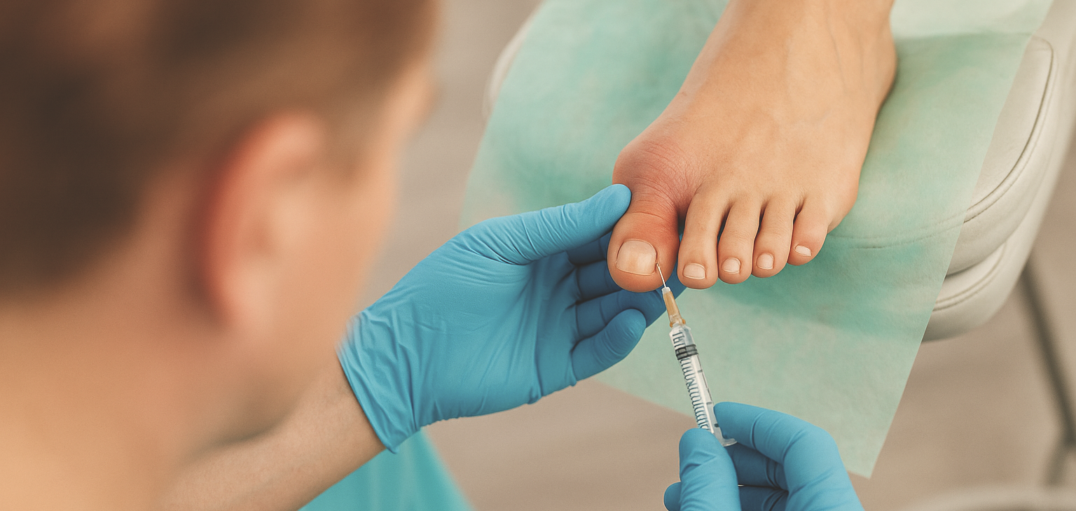 Treatment of gout cortisone